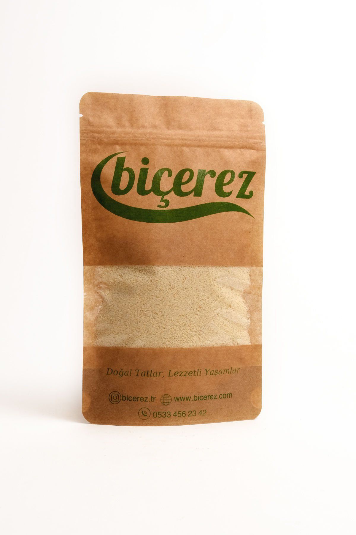 Doğal Badem Tozu Vakumlu Pakette Yüksek Kalite - Glutensiz ve Vegan 1 Kg